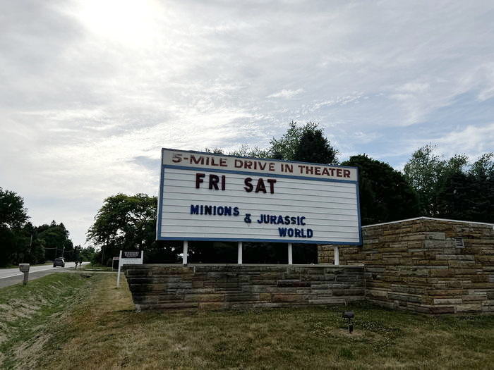 5 Mile Drive-In Theatre - July 2 2022 Photo (newer photo)